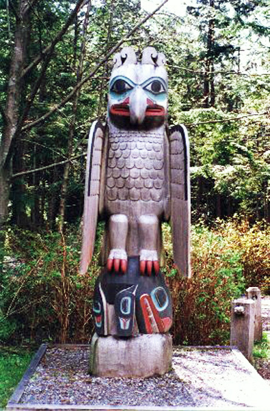 The Mystical Thunderbird Totem Pole